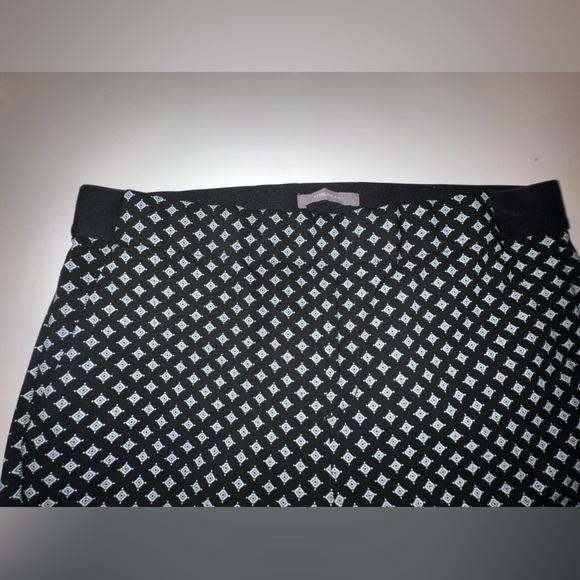 Maurices Black and White Elastic Waist Pants Size M - Picture 6 of 10